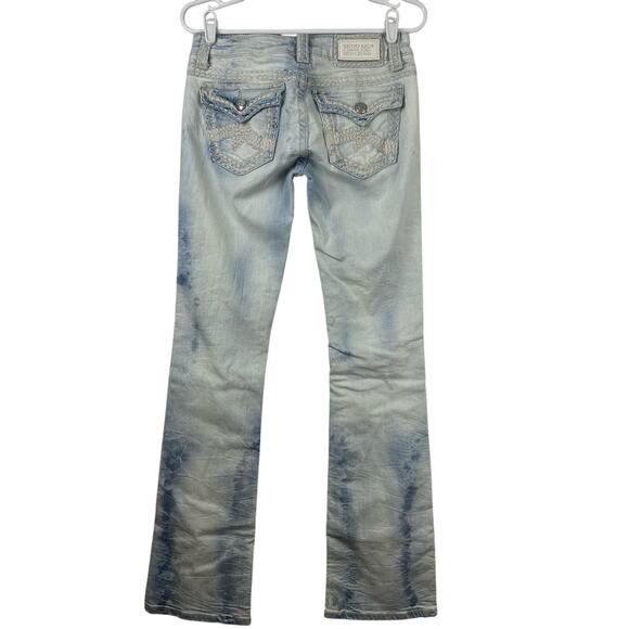 Miss Me Irene Boot Jeans Bleach Wash Y2K 28